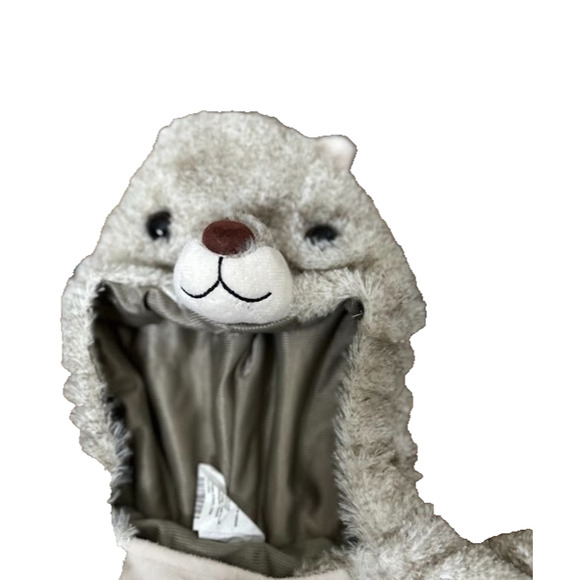 Plush Squirrel Baby Hooded Pullover Halloween Costume 0-6 Months Target Soft - Picture 4 of 7